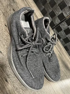 Allbirds Wool Runners Mens 10 Dark Gray Running Shoes Lace Up Sneakers Casual - Picture 1 of 8