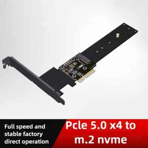 PCIe 5.0 x4 to M.2 NVME SSD Adapter with Bracket Support Gen5 - Picture 1 of 5