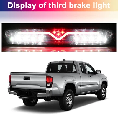 Luz de freno trasera LED 3RD para 09-10 Hummer H3T carcasa cromada lente de humo Foto 1 de 4