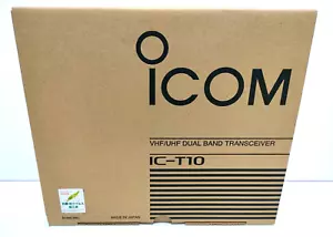 ICOM IC-T10 Ziffernblock Typ 144 430MHz Dual Band 5W FM Transceiver Schwarz - Bild 1 von 14