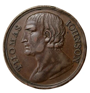 1789 Banbury Thomas Johnson Boxer Penny Conder Token Unlisted D&H-12 BIS Rare - Picture 1 of 2