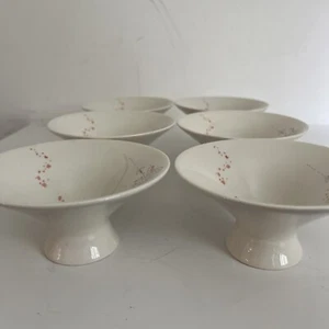 Impromptu by Iroquois Ben Seibel Footed Pedestal Bowls MCM Jardinieres Set 6 HTF - Picture 1 of 9