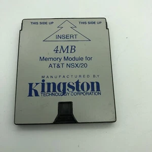 KINGSTON AT&T NSX/20 20MB CREDIT CARD FLASH MEMORY Computer Ram Rare Vintage - Picture 1 of 9