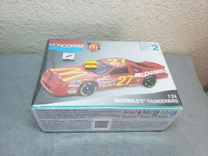Monogram 2442 1/24 Scale McDonald's Ford Thunderbird #27 Model Kit, NEW, Sealed - Picture 1 of 5