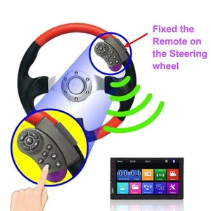 Car Steering Wheel Remote Control Switch Vehicle Bluetooth MP3 DVD Stereo Button - Picture 1 of 12