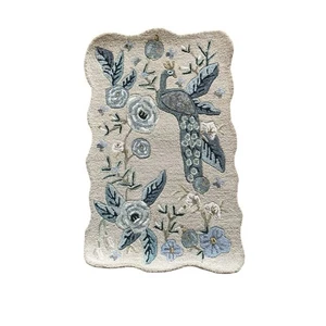 Rifle Paper Co x Loloi Silhouette Pfau Blumen 2’3”x3’9” - Bild 1 von 4