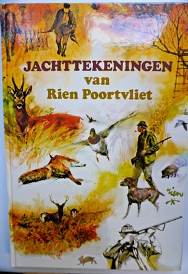 Jachttekekeningen by Rien Pootvliet 1972 Hardback Illustrated Gamekeeping Rare - Image 1 of 4