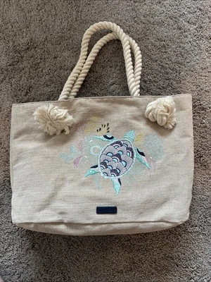 Bolso de Mano Tortuga Bordado Sakroots Nuevo sin Etiquetas Foto 1 de 4