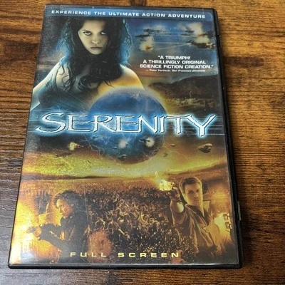 Serenity (DVD, 2005, Full Screen) Nathan Fillion Alan Tudyk Adam Baldwin FP20 - Image 1 of 3