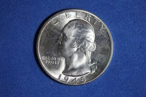 Estate Find 1945 S- Washington Quarter #K57586 - Picture 1 of 2