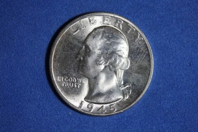 Estate Find 1945 S- Washington Quarter #K57586 - Image 1 of 2