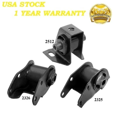 3 PIEZAS MONTAJE MOTOR Y TRANS AJUSTE CHRYSLER QUINTA AVENIDA, IMPERIAL, LEBARON,...- 5,2 L Foto 1 de 4