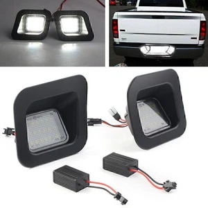 2x LED Car License Number Plate Lights for Dodge RAM 1500 2500 3500 2003-2018 cl - Picture 1 of 11