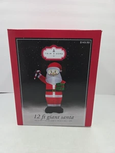 Giant 12'  Airblown Inflatable Santa Lighted Christmas Holiday Yard Display NIB - Picture 1 of 15