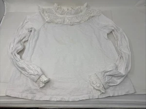 Mini Boden Ösenborte weiß Top - Bild 1 von 5