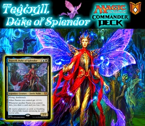 Tegwyll, Duke of Splendor MTG EDH Commander Deck! Dimir Faeries! - Picture 1 of 8