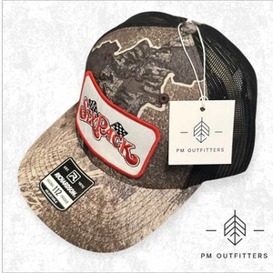 Six Pack Kenny Rogers Racing NASCAR Retro Patch Richardson 112 Camo Trucker Hat - Picture 1 of 6