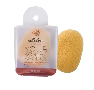 Daily Concepts Your Konjac Sponge Turmeric 100% Natural & Vegan NEW - Picture 1 of 1