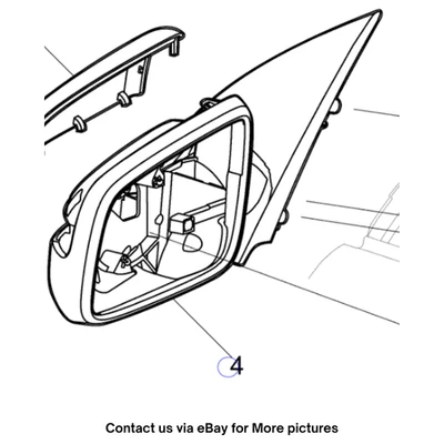 Conjunto de espejo retrovisor exterior derecho Chevrolet Lumina 2009 usado OEM 921984057 Foto 1 de 4