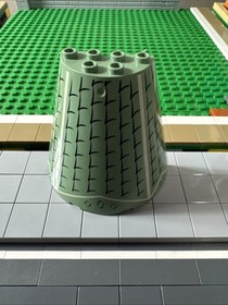 LEGO 3828 AVATAR THE LAST AIRBENDER Cone Half Roof Tower Part 47543pb02