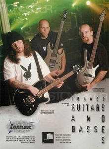 Magazine Print Ad IBANEZ 2003 Guitars and Basses Bensalem Stone Sour PA - Bild 1 von 1