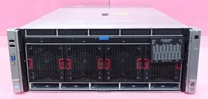 HP Proliant DL580 Gen9 G9 4x 12C E7-4830v3 512GB RAM 5x 2.5" Bay 4U Server - Picture 1 of 5