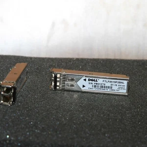 2 trasduttori multimodali Dell FTLF85192BNL 1G SFP 850nm LC non testati - Foto 1 di 3