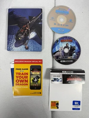 How To Train Your Dragon 3: The Hidden World 4K Blu Ray Steelbook OOP - Image 1 of 4