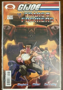 G.I. JOE vs Transformers #1 (NM/M) Snake Eyes Duke Cover Image Comics Rare - Picture 1 of 5