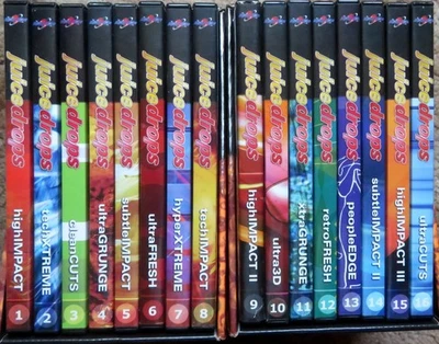 DIGITAL JUICE DROPS  DVD Lot - Content For Video Production - Sets 1-16 - Image 1 of 2