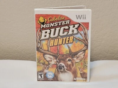 Nintendo Wii Cabelas Monster Buck Hunter 2010 Activision Hunting Complete Game - Image 1 of 3