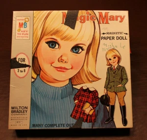 MUÑECAS DE PAPEL - corte - Magic Mary de colección - Milton Bradley - #4010-1 - Imagen 1 de 8