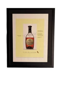 Wild Turkey Rare Breed Vintage Print AD Framed It's A Rare Sip Kentucky Bourbon - Picture 1 of 3