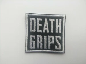 Death Grips Embroidered Iron-On Biker Punk Rap Noise Rock Ribbon Patch Badge - Picture 1 of 2