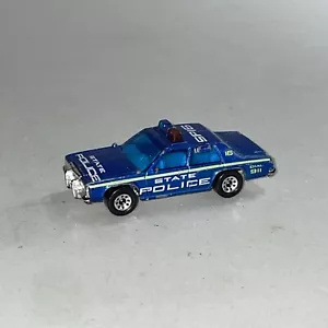 Matchbox 1987 Ford LTD State Police SP16 Blue 3" Diecast Vehicle - Picture 1 of 4