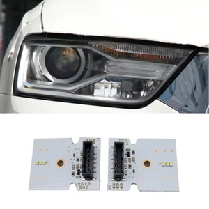 2Pcs White Xenon HID Headlight DRL LED boards Light Module For Audi Q3 8U 12-18 - Foto 1 di 4
