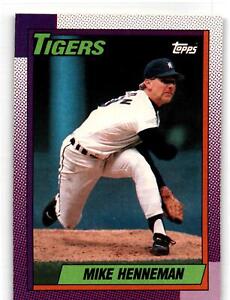 1990 Topps #177 Mike Henneman Detroit Tigers MLB Baseball Card