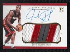 2015-16 Panini National Treasures 83/99 Josh Richardson RPA Rookie Patch Auto RC