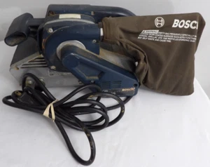BOSCH 1273D BELT SANDER 2700/MIN 0601273934 & DUST BAG EUC 4" X 24" WORKS GREAT - Picture 1 of 5