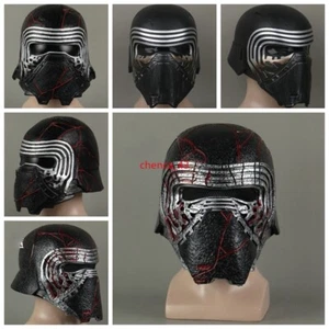 1PC Star Wars Kylo Ren Helmet Mask Black PVC Full Face Masks Cosplay Props Gifts - Picture 1 of 23