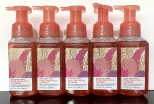 Bath & Body Works LOT OF 5 PINK PINEAPPLE SUNRISE Gentle Foaming Hand Soaps - Picture 1 of 2