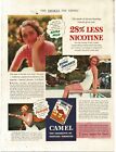 1941 Camel Cigarettes Dorothy Van Nuys white swimsuit by pool Vintage Print Ad