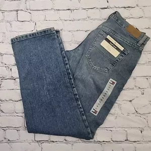 NOS VTG Y2K Tommy Hilfiger Womens 4 Long Low Rise Baggy Boyfriend Fit Jeans - Picture 1 of 11