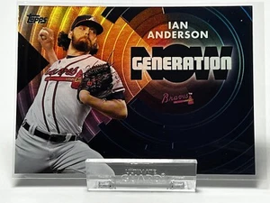 2022 Topps Serie 2 Ian Anderson Generación Ahora Negro/299 Atlanta Braves #32 - Imagen 1 de 2