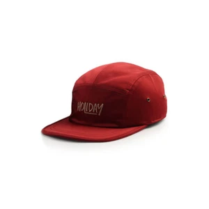 Unisex Hombres Mujeres Mqum Vacaciones Informal Campamento Gorra Gorra Gorra de Béisbol Sombreros con Correa Rojo - Imagen 1 de 5