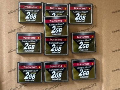 10PCS  Transcend CompactFlash ULTRA 2GB Industrial CF Card  TS2GCF100I - Image 1 of 2