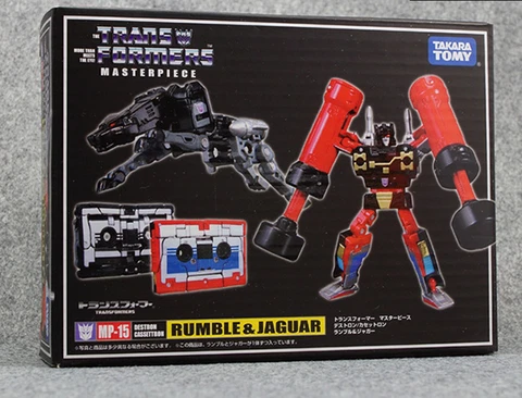 Transformers Masterpiece RUMBLE JAGUAR MP-15 MP15  Figure In Stock TAKARA  G1 Cover