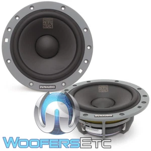 DYNAUDIO ESOTAN MF132 6.5" 70W RMS MIDWOOFERS SPEAKERS CAR AUDIO PAIR 6 1/2" NEW - Picture 1 of 2