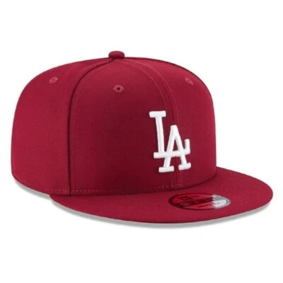 Brand New 9FIFTY Baseball Cap - MLB Los Angeles Dodgers Burgundy Snapback Hat - Image 1 of 4