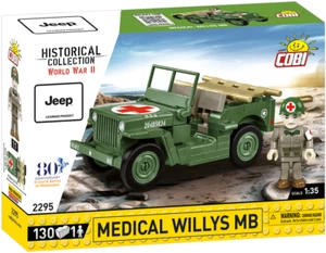 Cobi 2295 Maßstab 1:35 Medical Willys MB 127-teiliger Jeep Bausatz MIB / Neu - Bild 1 von 2